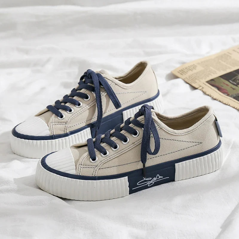 Sneakers Dames Low-Top Verhoogde Zool - Sneakers
