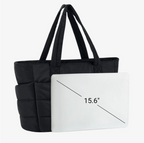 Handtas Dames Puffer Waterafstotend met Laptopvak