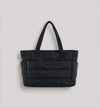 Handtas Dames Puffer Waterafstotend met Laptopvak - Zwart
