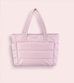 Handtas Dames Puffer Waterafstotend met Laptopvak - Roze