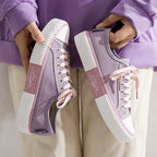 Sneakers Dames Low-Top Verhoogde Zool - Sneakers