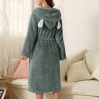 Miss | Badjas Dames Winter Zacht Warm Kamerjas