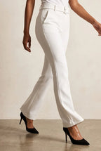 Slim Fit Pantalon met Hoge Taille - Miss Madera MIS-522DCA