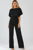 Miss | Jumpsuit Dames Casual Met Riem - Polyester