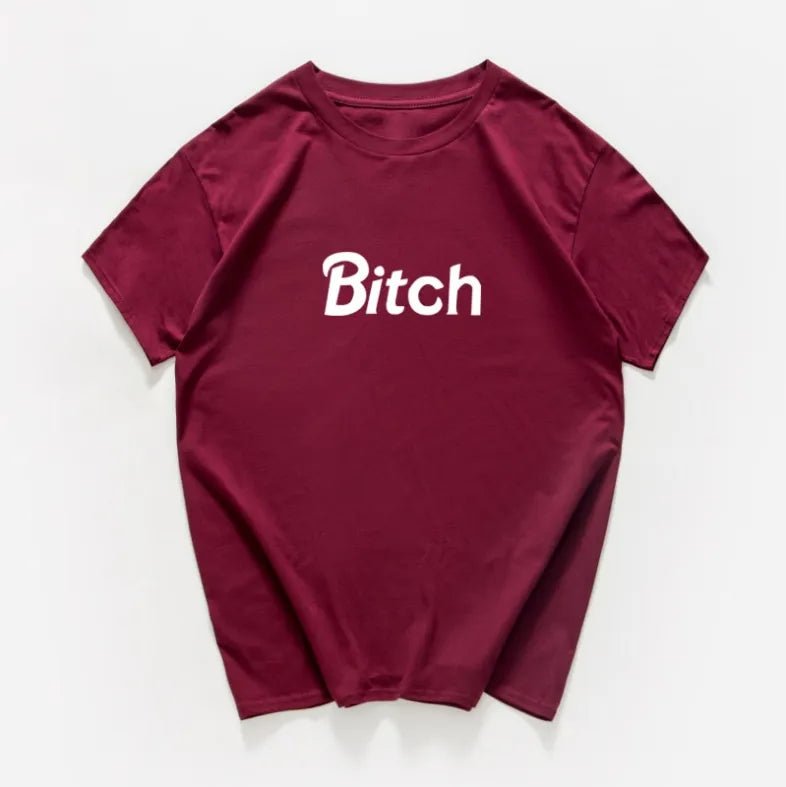 The Statement T-shirt Katoen | Grafische Print Relaxed Fit - Miss Madera MIS-O6B1FO