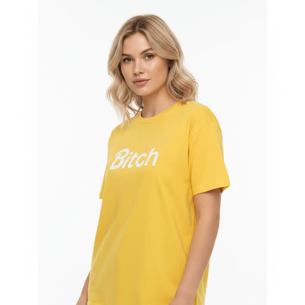 The Statement T-shirt Katoen | Grafische Print Relaxed Fit - Miss Madera