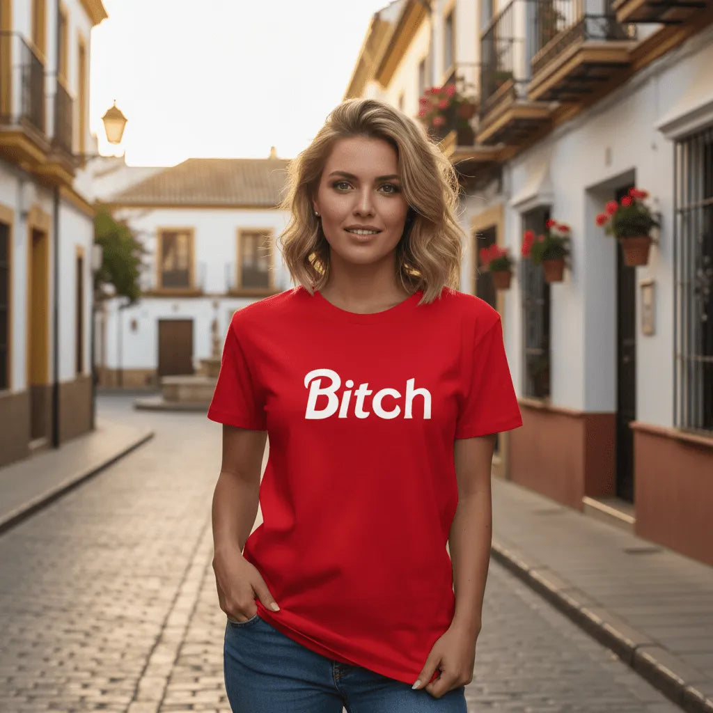 The Statement T-shirt Katoen | Grafische Print Relaxed Fit - Miss Madera