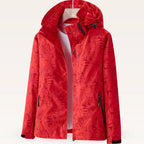 Miss | Jas Dames Tropische Print Capuchon Windbreaker