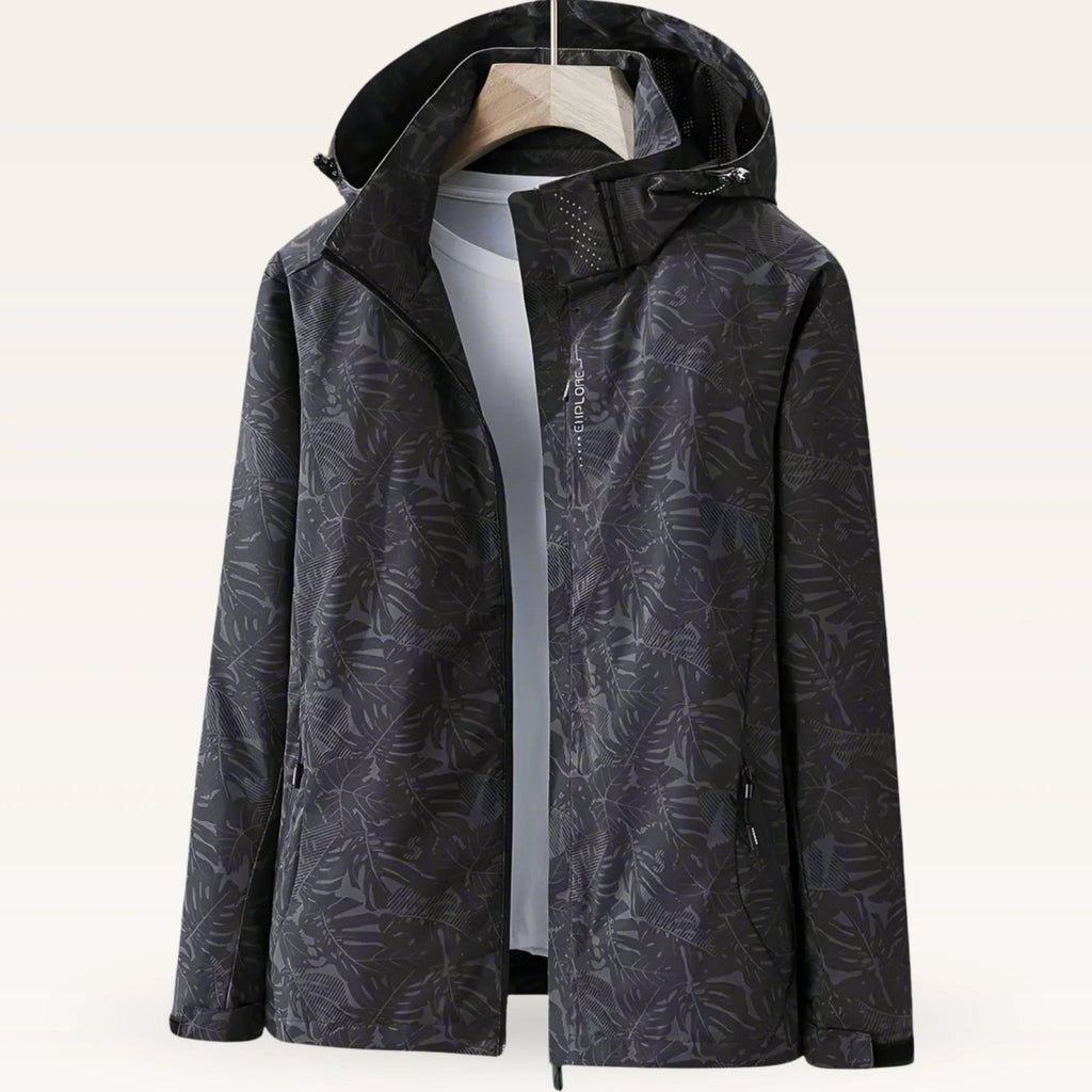 Miss | Jas Dames Tropische Print Capuchon Windbreaker