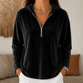Miss | Hoodie Dames Kwartrits Relaxed Fit Heuplengte