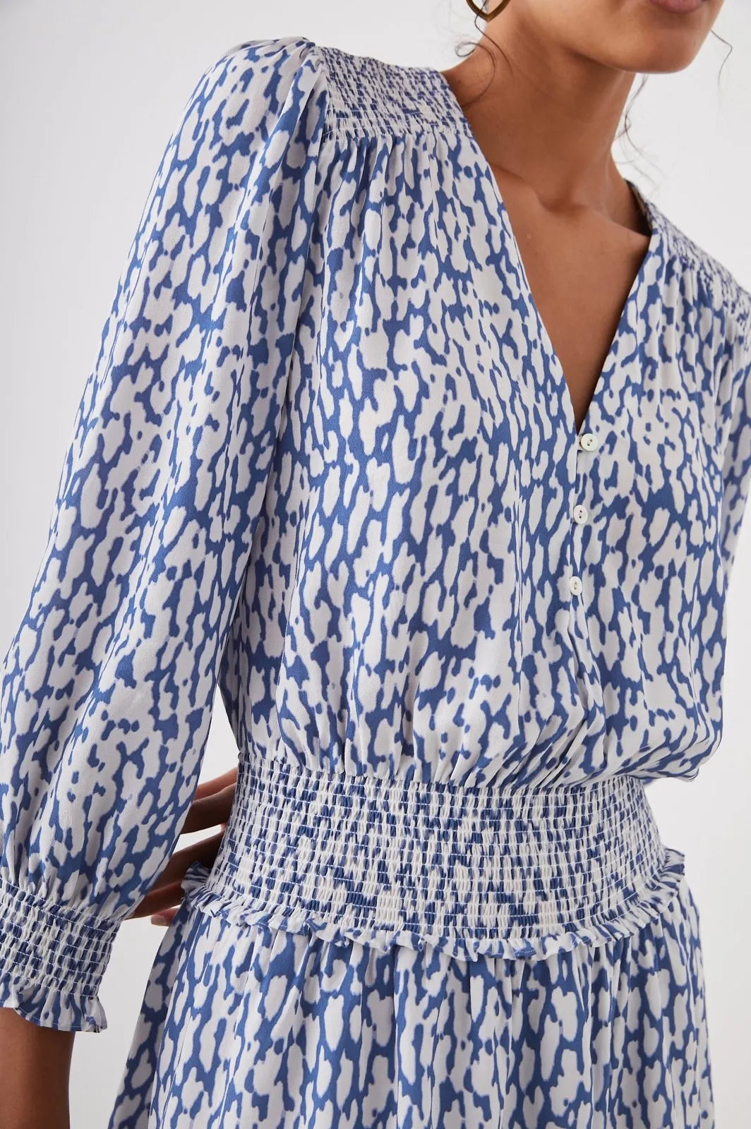 Viscose Jurk Dames | Smocked Taille A-lijn Relaxed - Miss Madera MIS-EL8CP3