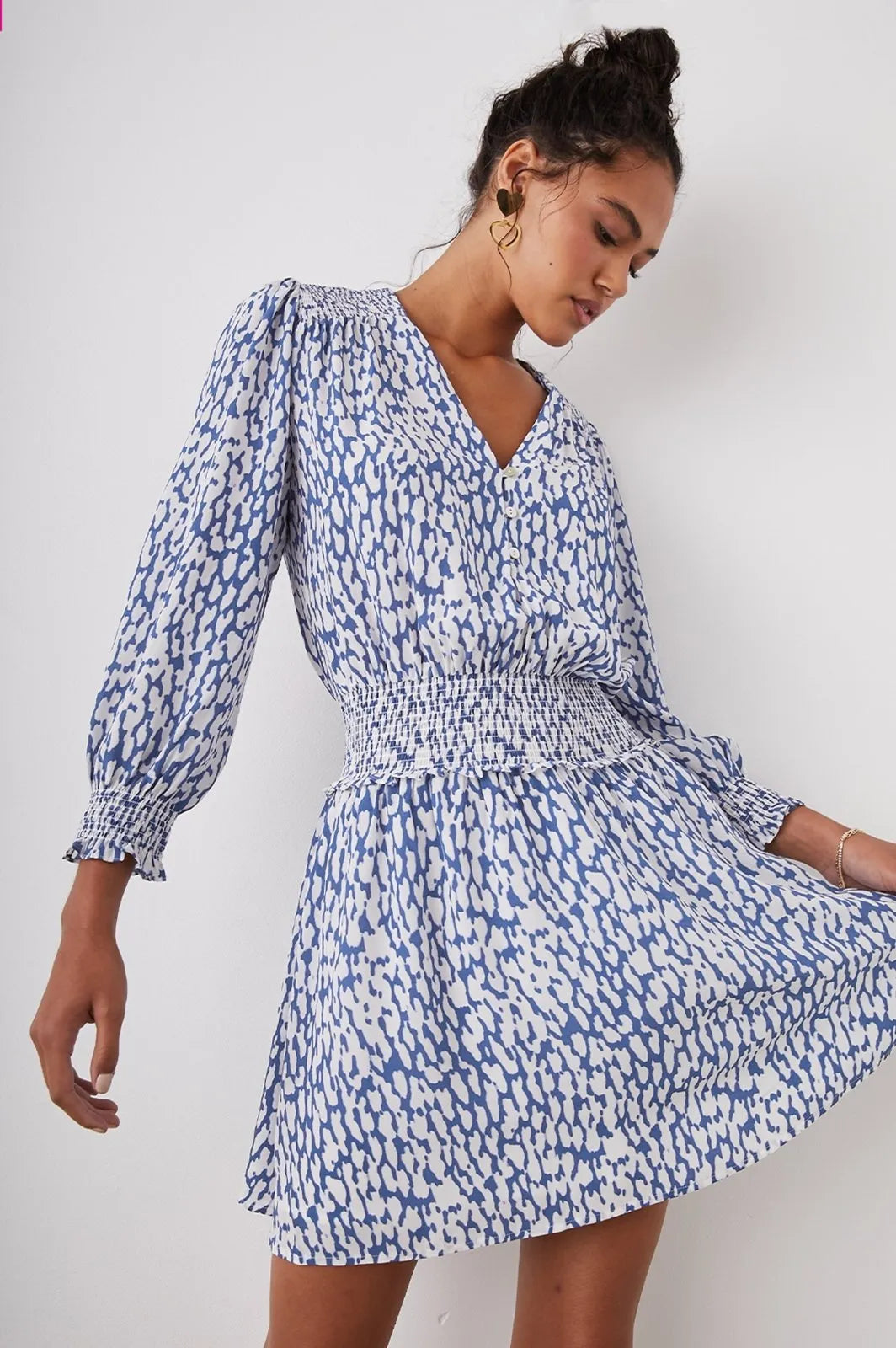Viscose Jurk Dames | Smocked Taille A-lijn Relaxed - Miss Madera MIS-EL8CP3