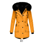 Miss | Jurk Dames Parka-stijl Capuchon Knopen Zakken