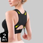Miss | Push Up Sport BH Dames Draadloze Bralette Kruisrug Naadloos