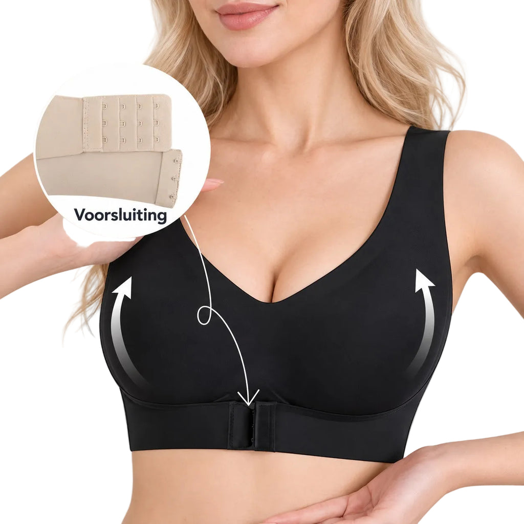 Miss | Push Up Sport BH Dames Draadloze Bralette Kruisrug Naadloos