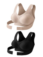 Miss | Push Up Sport BH Dames Draadloze Bralette Kruisrug Naadloos