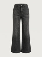 Wide Leg jenas met hoge taille - Miss Madera MIS-F13C16