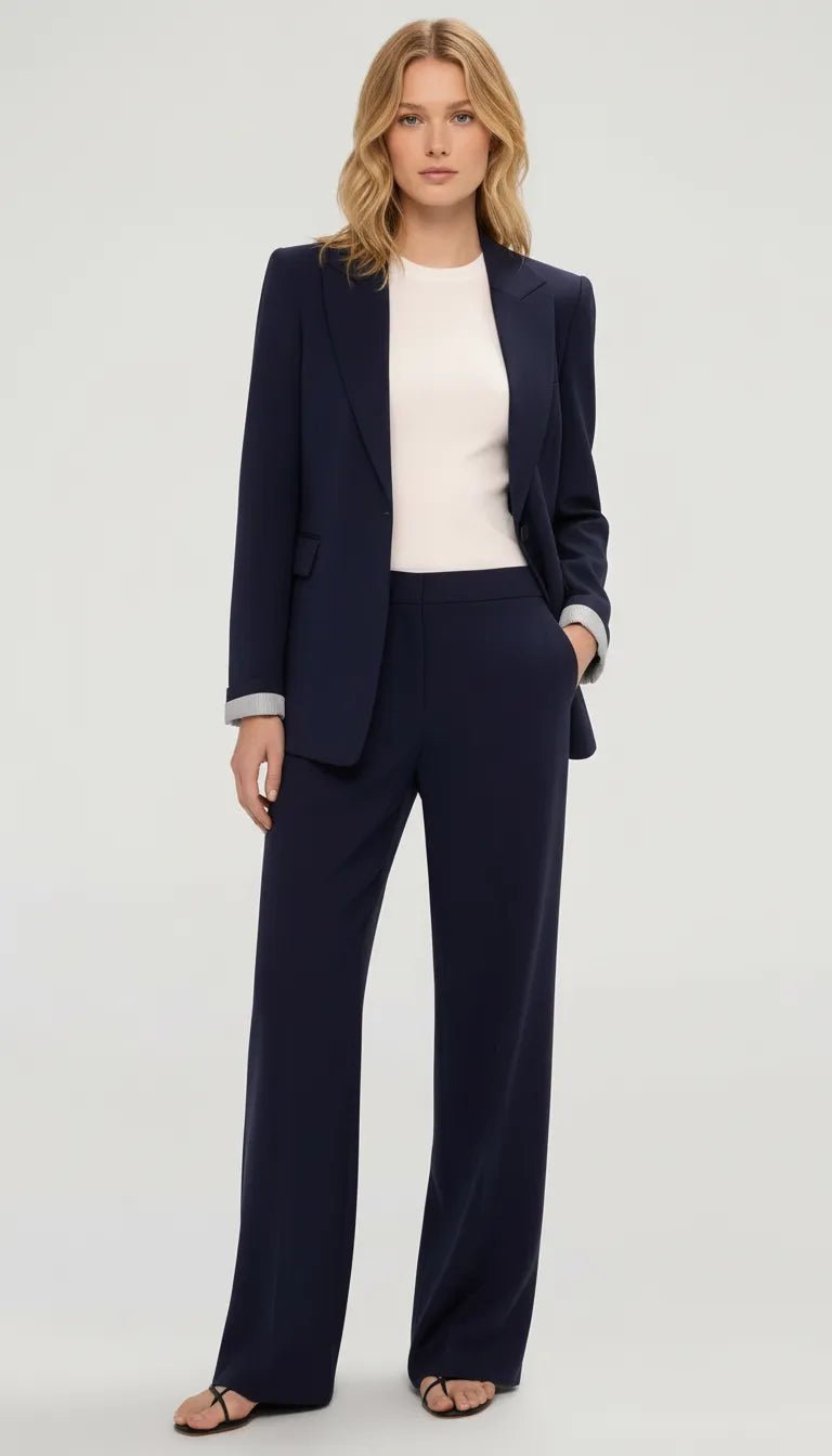 Wollen Blazer Dames | Getailleerd Enkele Knoop - Miss Madera MIS-33K57J