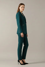 Miss | Tweedelige Set Dames Blazer Één Knoop - Co-ord Set