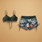 Miss | Bikini Set Dames High Waist Casual - Polyester
