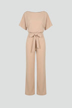 Miss | Jumpsuit Dames Casual Met Riem - Polyester