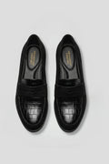 Miss | Loafers Dames Instap Ronde Neus Croc-Reliëf Platte Zool