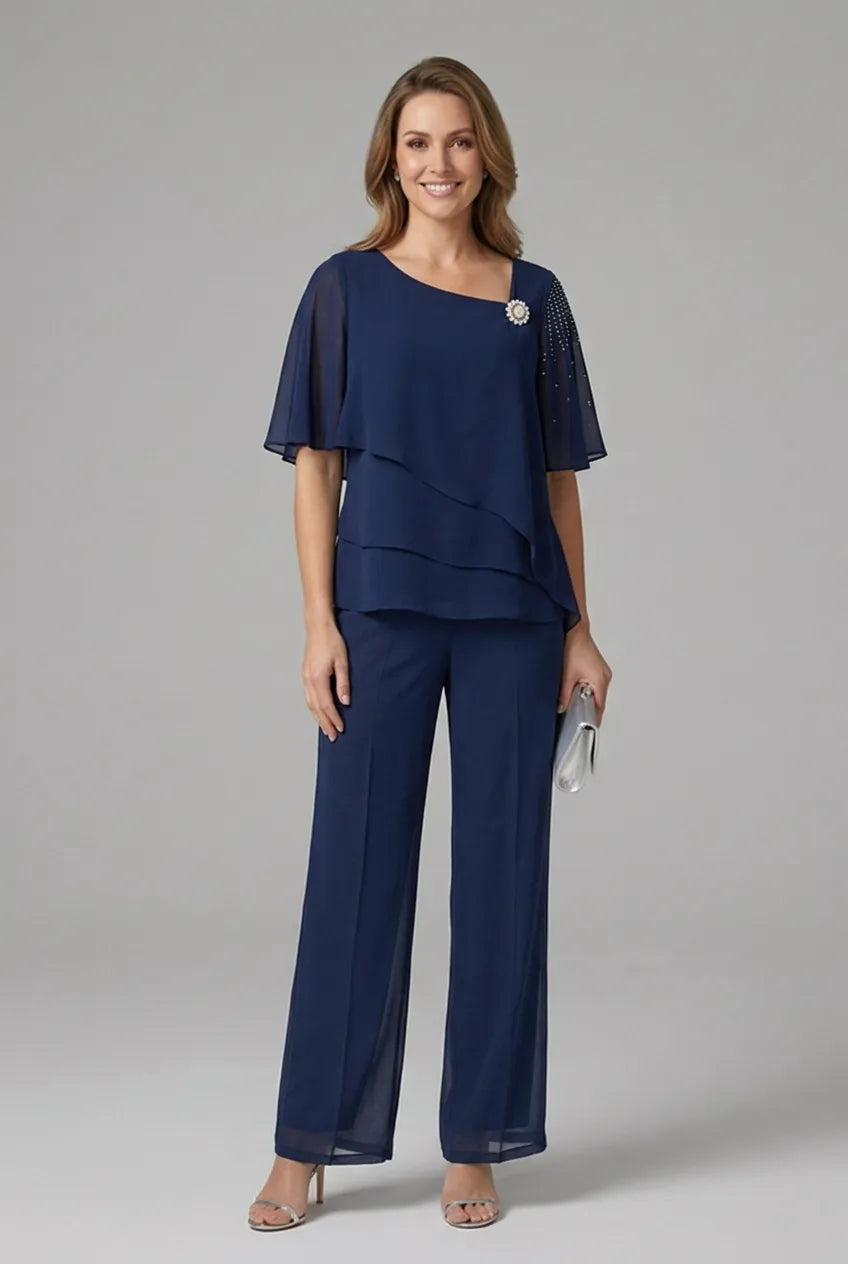 Miss | Tweedelige Set Dames Top + Broek - Co-ord Set