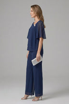 Miss | Tweedelige Set Dames Top + Broek - Co-ord Set