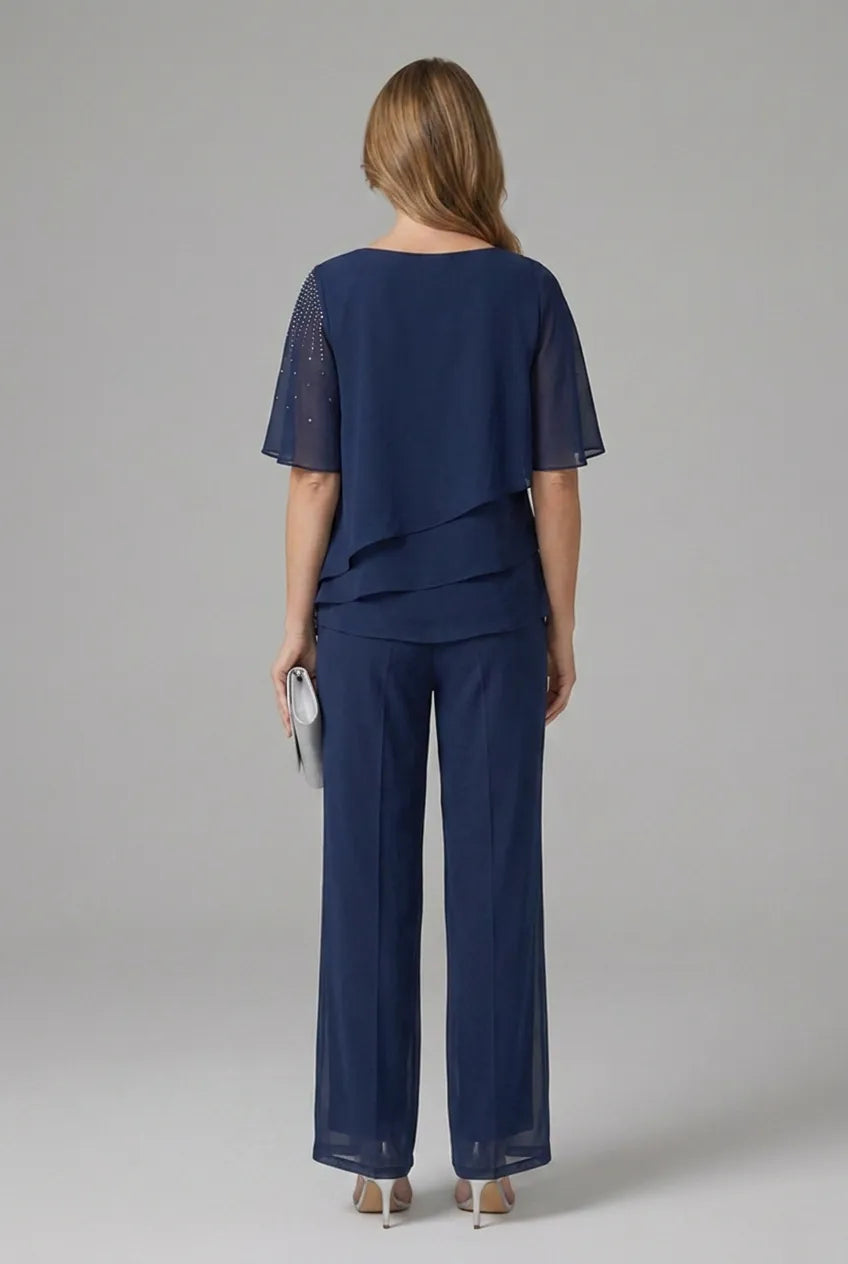 Miss | Tweedelige Set Dames Top + Broek - Co-ord Set