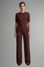 Miss | Broek Dames Hoge Taille Rechte Pijp Pull-On