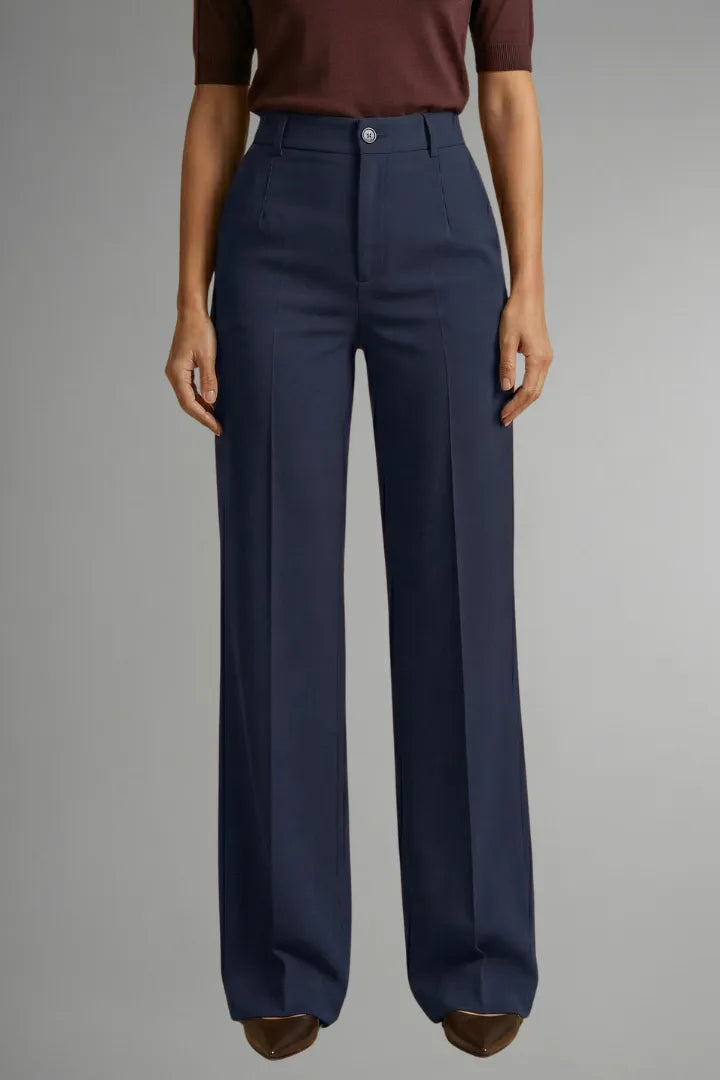 Miss | Broek Dames Hoge Taille Rechte Pijp Pull-On