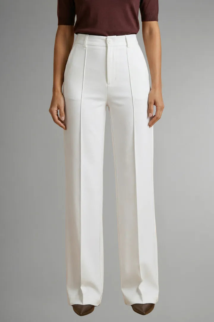 Miss | Broek Dames Hoge Taille Rechte Pijp Pull-On