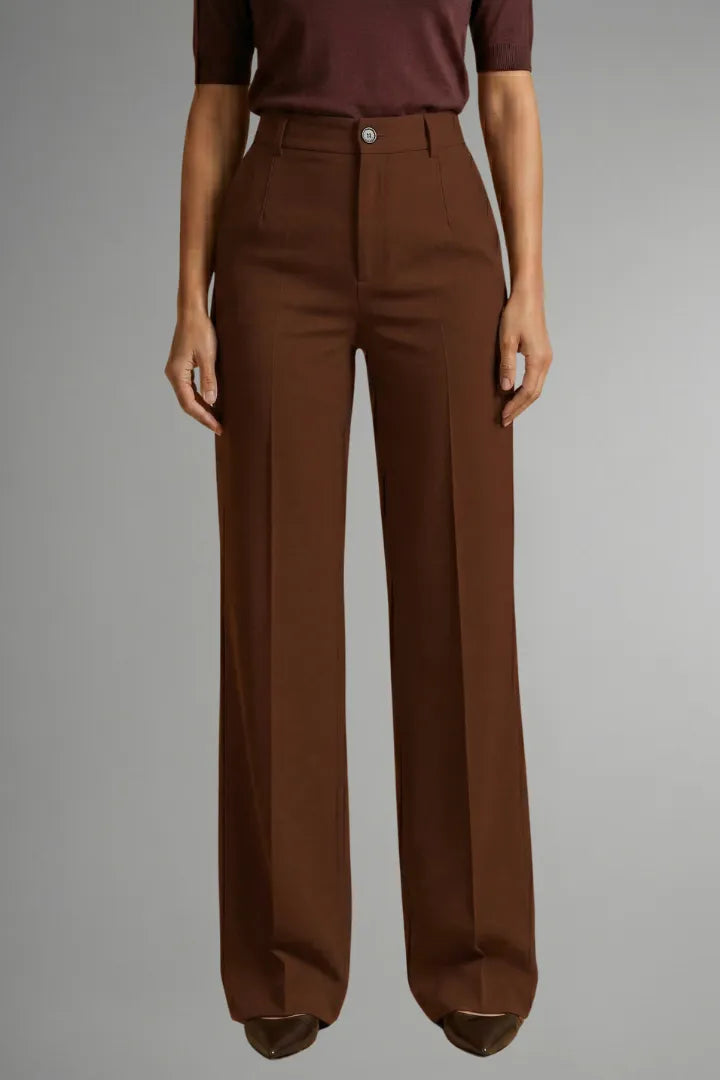 Miss | Broek Dames Hoge Taille Rechte Pijp Pull-On