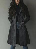 Miss | Trenchcoat Dames Klassiek Vintage Snit