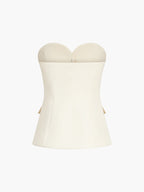 Miss | Tweedelige Set Dames Corset Top + Wijde Broek – Co-ord Set