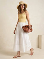 Zomerse Hoed Beige Gevlochten Stro - Miss Madera MIS-150280