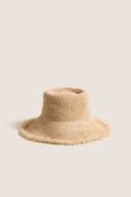 Zomerse Hoed Beige Gevlochten Stro - Miss Madera MIS-150280