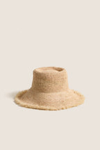 Zomerse Hoed Beige Gevlochten Stro - Miss Madera MIS-150280