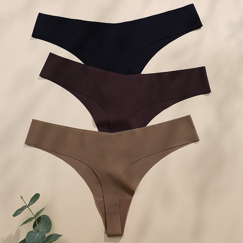 Lingerie Dames Huidtint Naadloze Bralette & Tanga Set Nylon – Dagelijks Comfort
