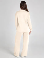 Tweedelige Set Dames Lange Mouwen Relaxed – Co-ord Set