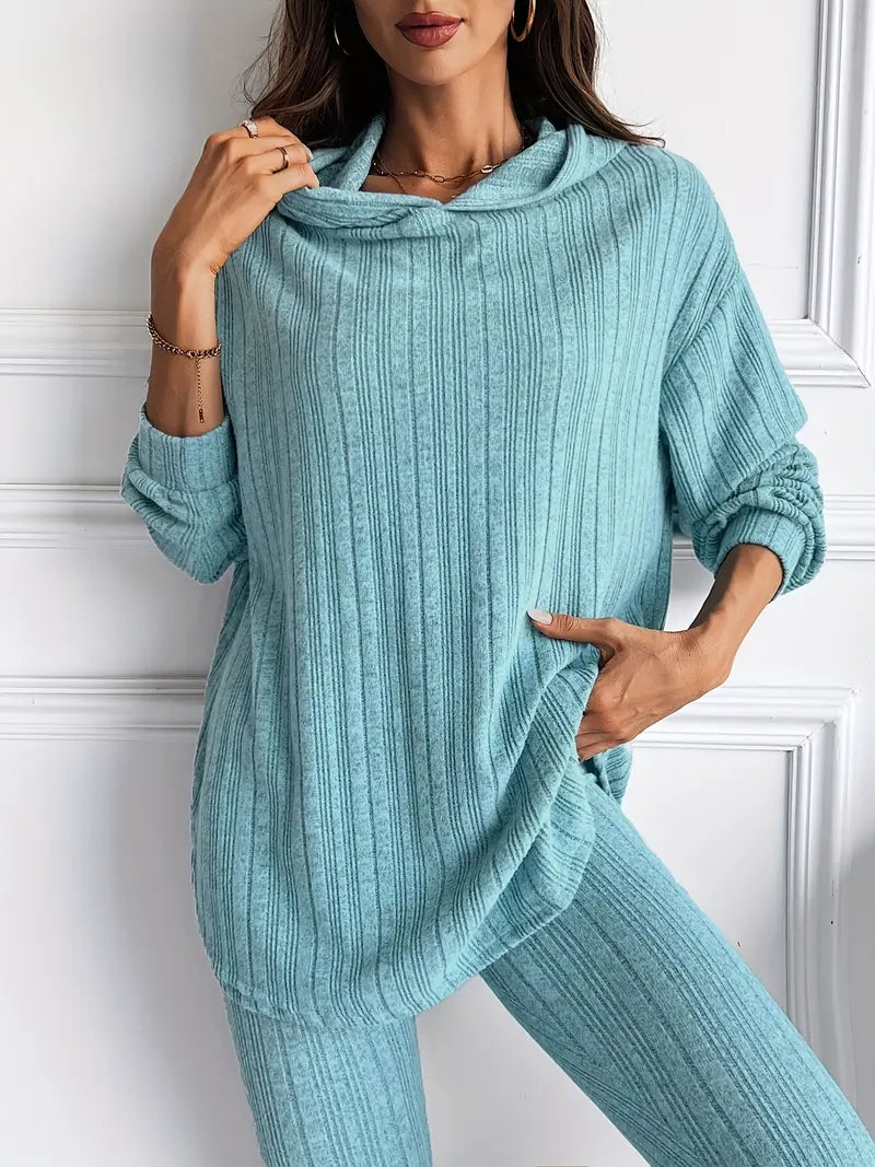 Miss | Tweedelige Set Dames Hoodie & Hoge Taille Legging – Co-ord Set