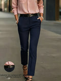 Miss | Broek Dames Slim-Fit Hoge Taille Taps Toelopende Pijpen