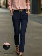 Miss | Broek Dames Slim-Fit Hoge Taille Taps Toelopende Pijpen