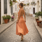 Miss | Jurk Dames Midi Elegant - Polyester