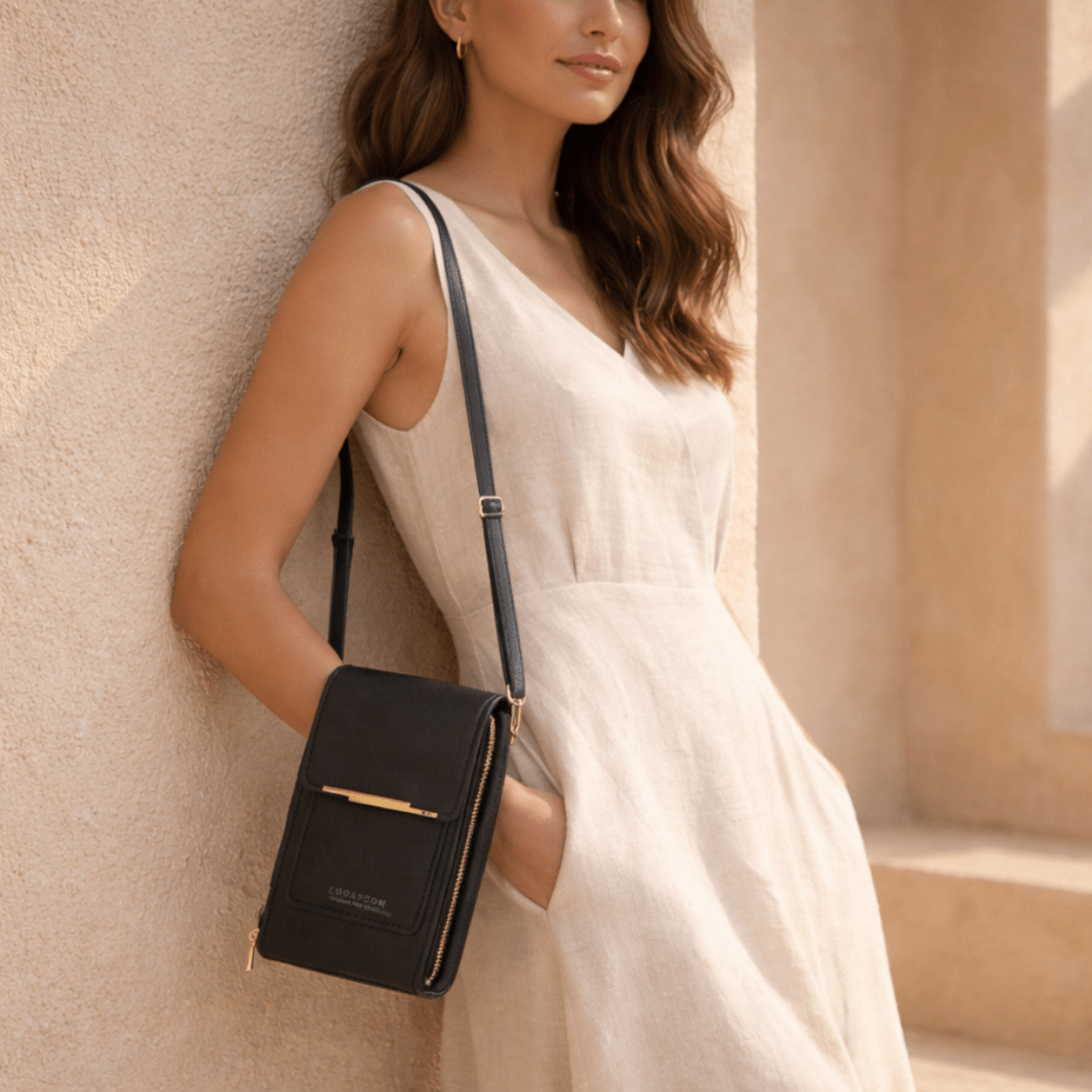 Anti - diefstal Tas Dames | Hedendaags Compact - Miss Madera