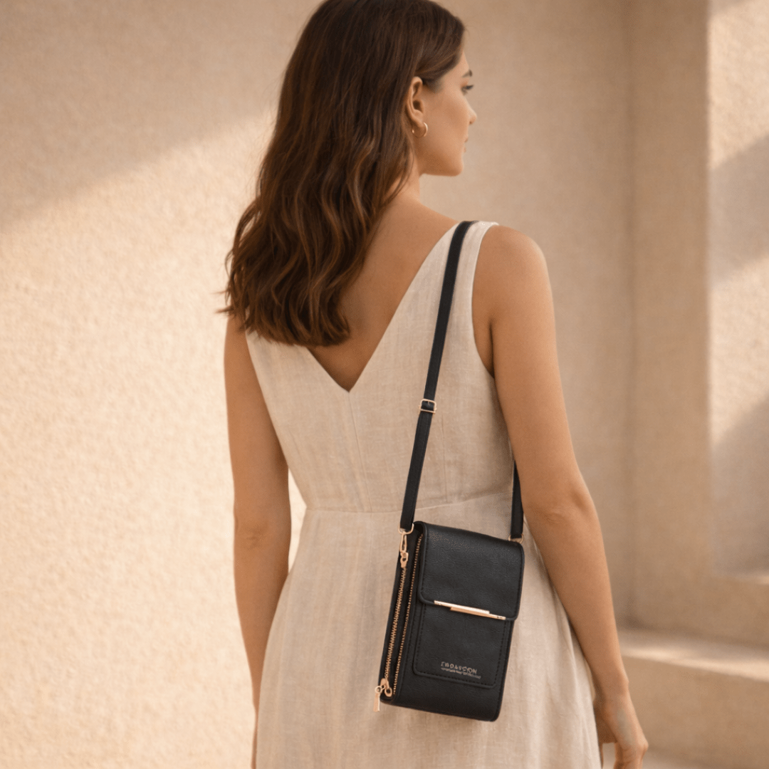Anti - diefstal Tas Dames | Hedendaags Compact - Miss Madera