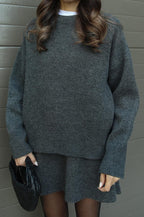 Miss | Tweedelige Set Dames Trui + Rok - Co-ord Set Wol