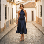 Miss | Jurk Dames Midi Elegant - Polyester