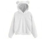 Trui Dames Capuchon Konijnenoren Fluffy Warm