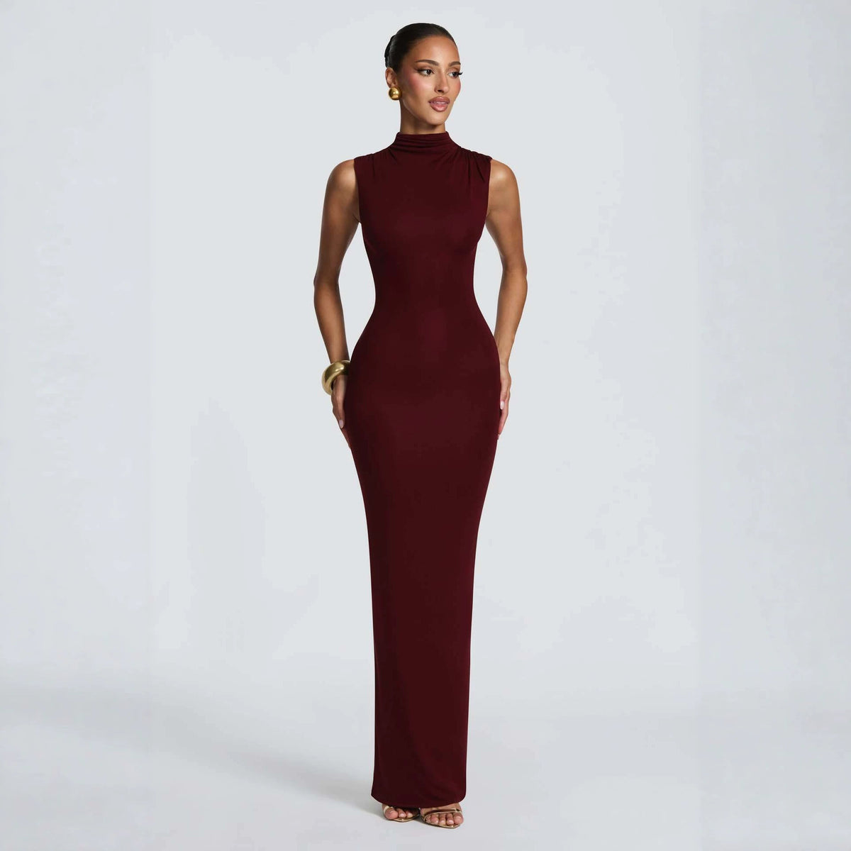 Co-ord set Dames Coltrui Mouwloos Taillerende Gebreid